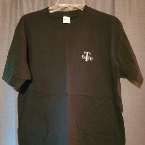 T-Earth Band Shirt Size L Black from Japan